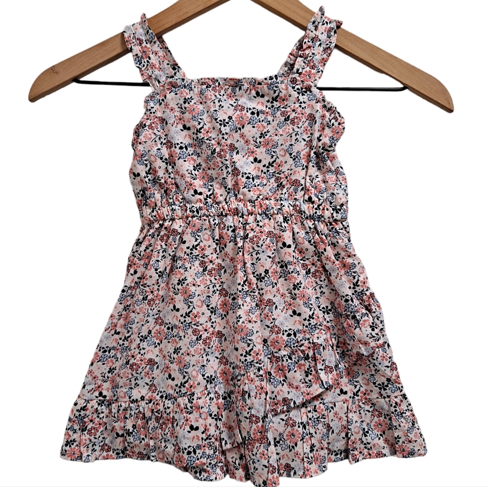 Janie and Jack Toddler Girl Floral Sleeveless Dress Size 18-24 Months